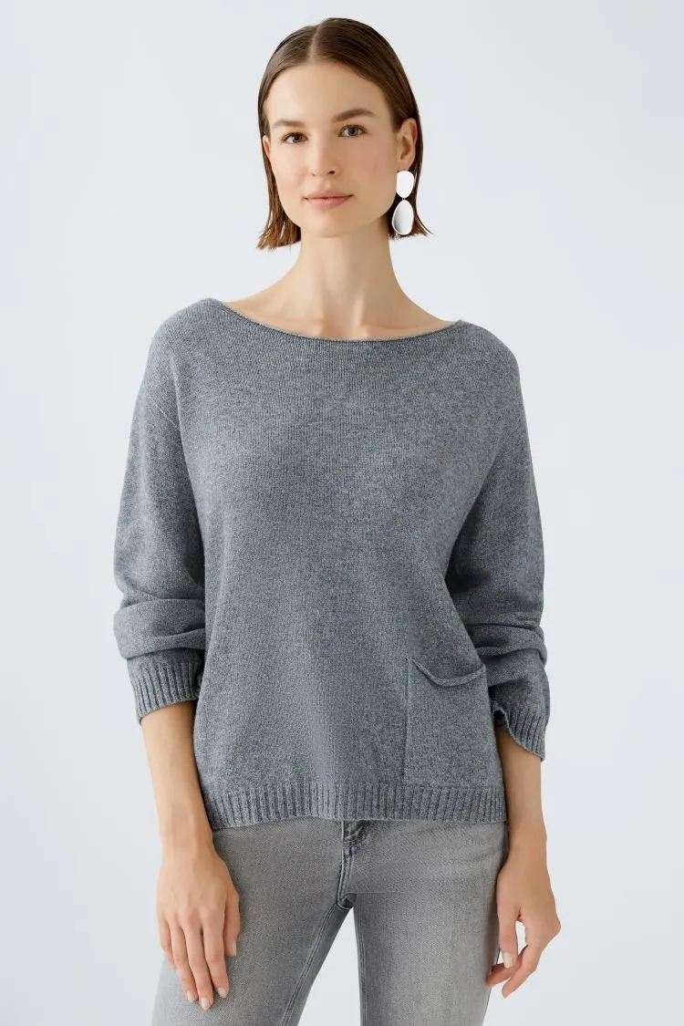 Oui - Knit With Pocket