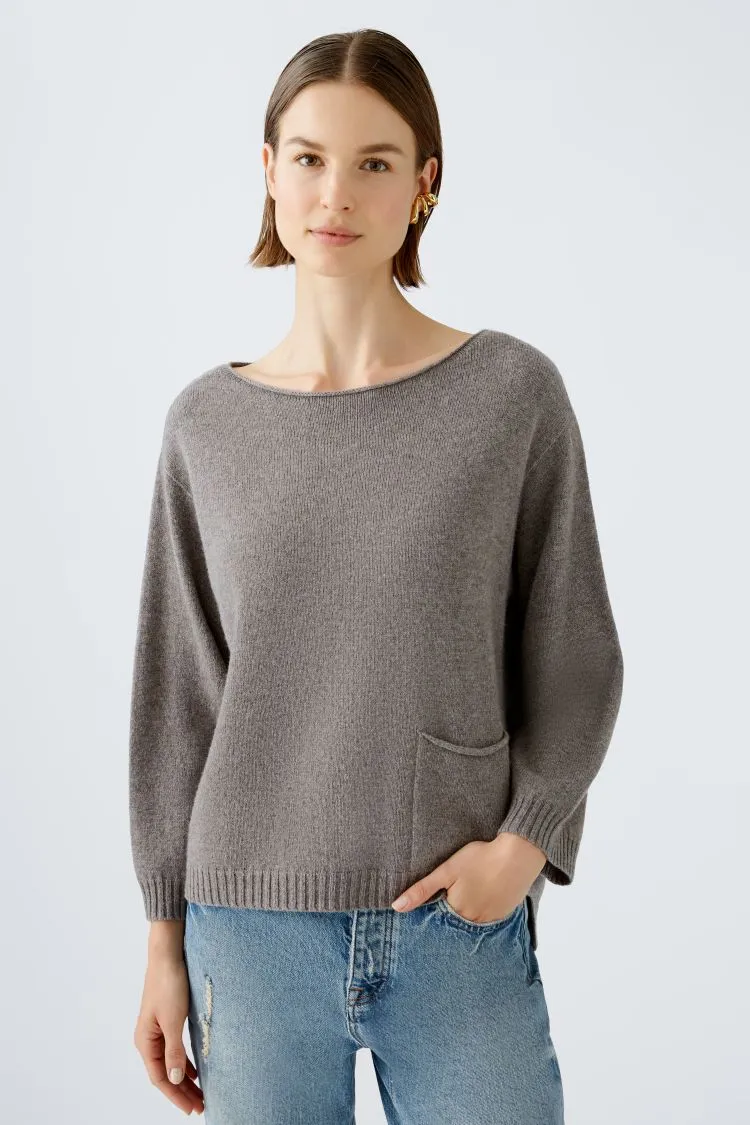 Oui - Knit With Pocket