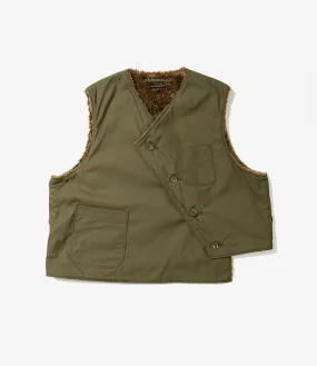 Over Vest – Olive Weather Poplin