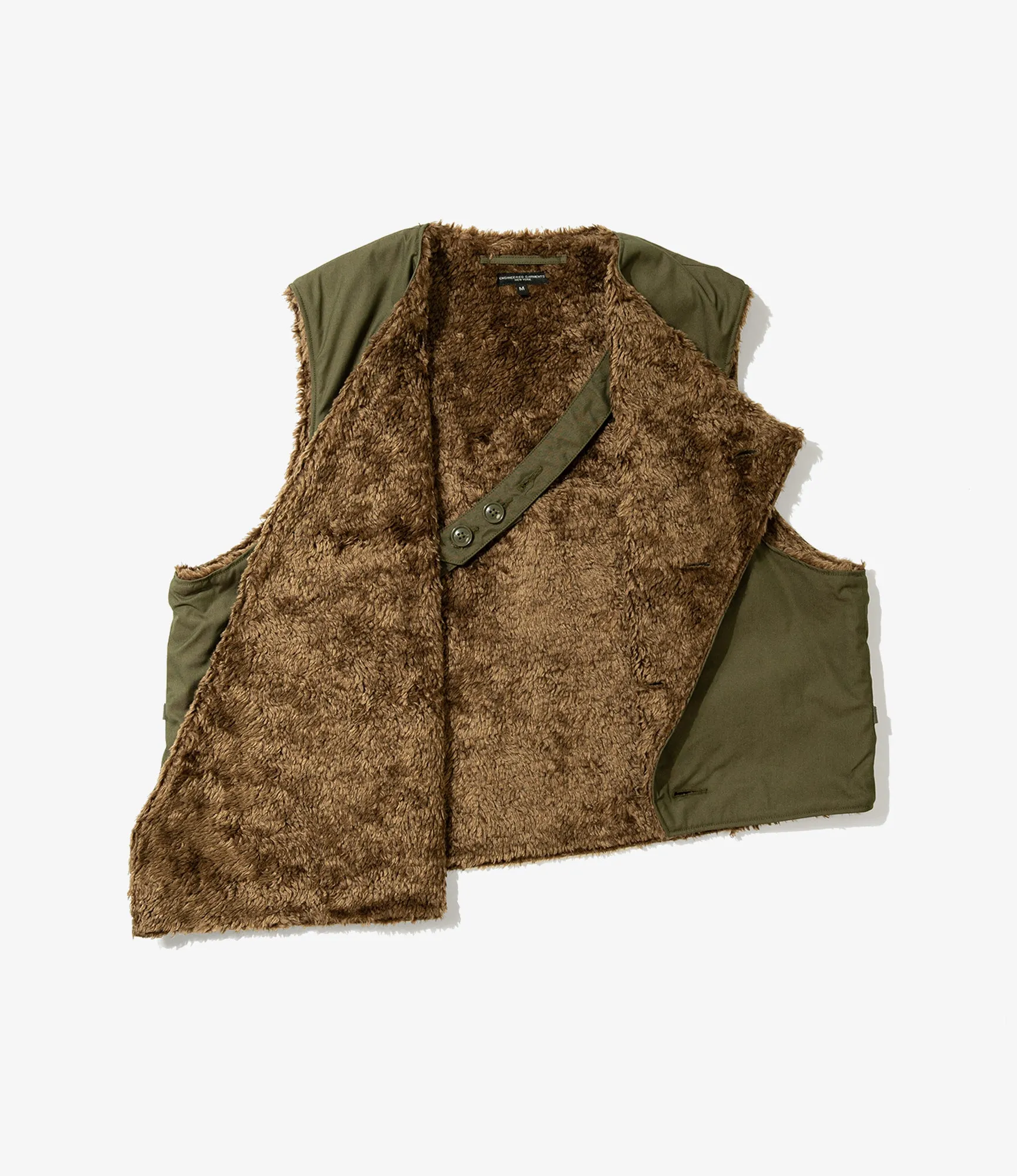 Over Vest – Olive Weather Poplin