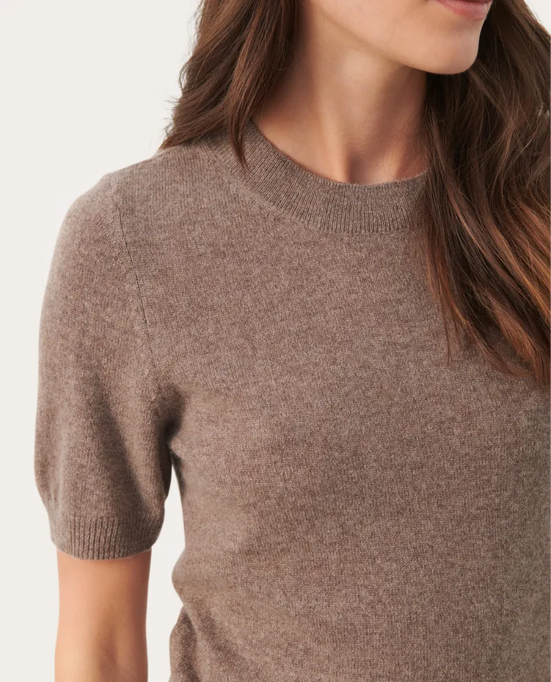 Part Two Everlotta Mink Brown Cashmere Knit