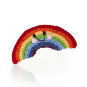 Pebble Friendly Weather Toy - Rainbow Rattle