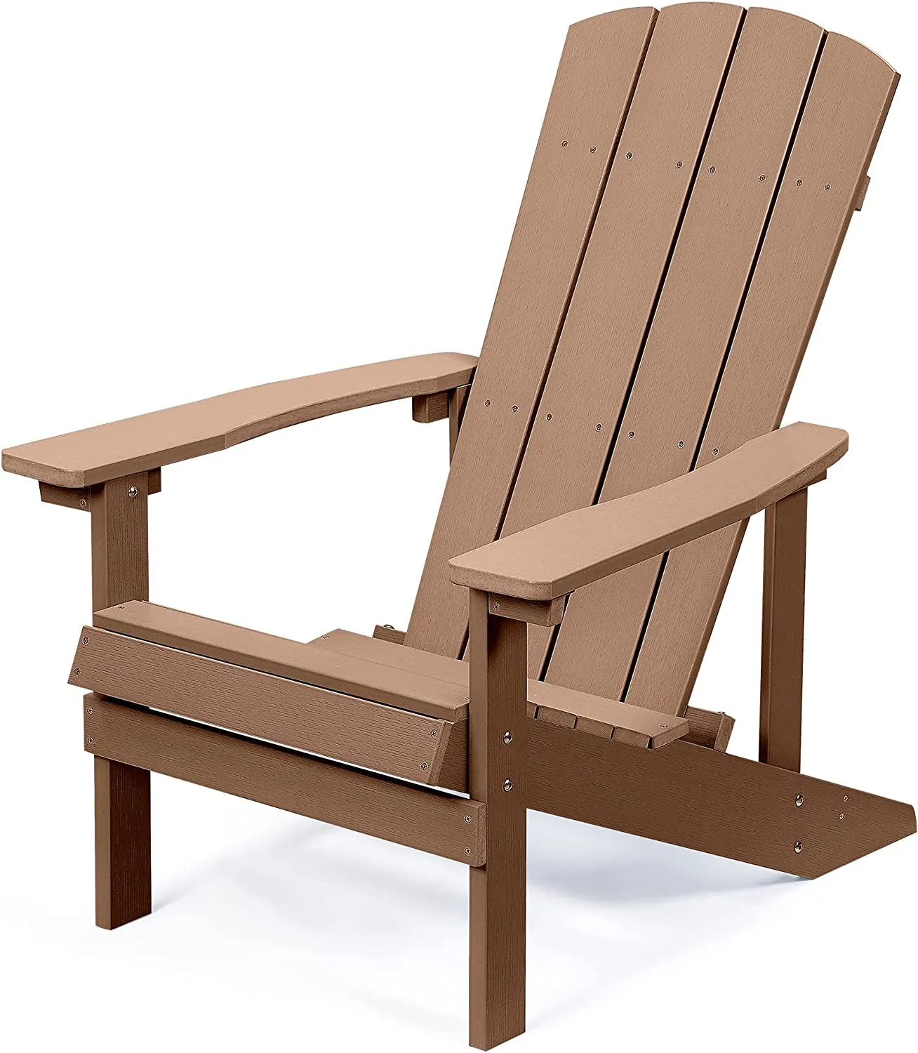 Plastic Adirondack Chair, Weather Resistant Patio Chairs, Outdoor Deck Fire Pit Chairs