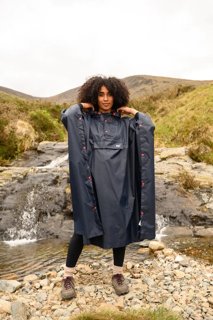 Poncho. Packable, waterproof cape