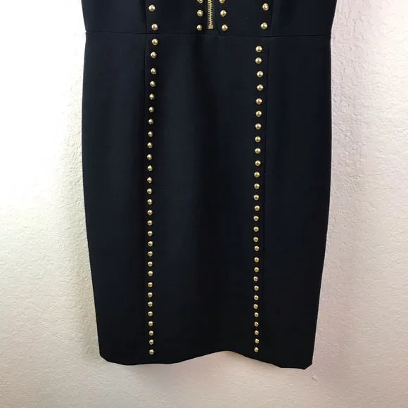 Ponte Knit Studded Dress