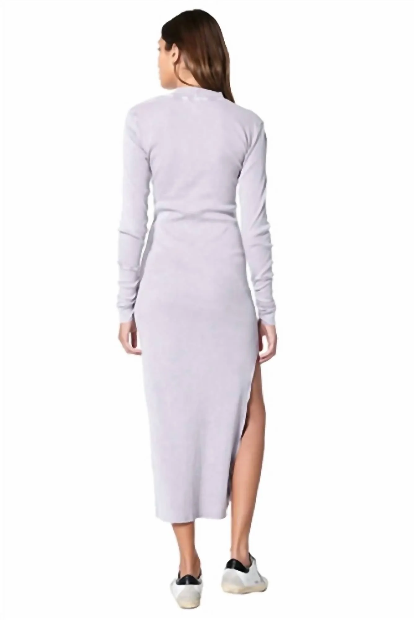 Portia Midi Dress in Mineral Thistle