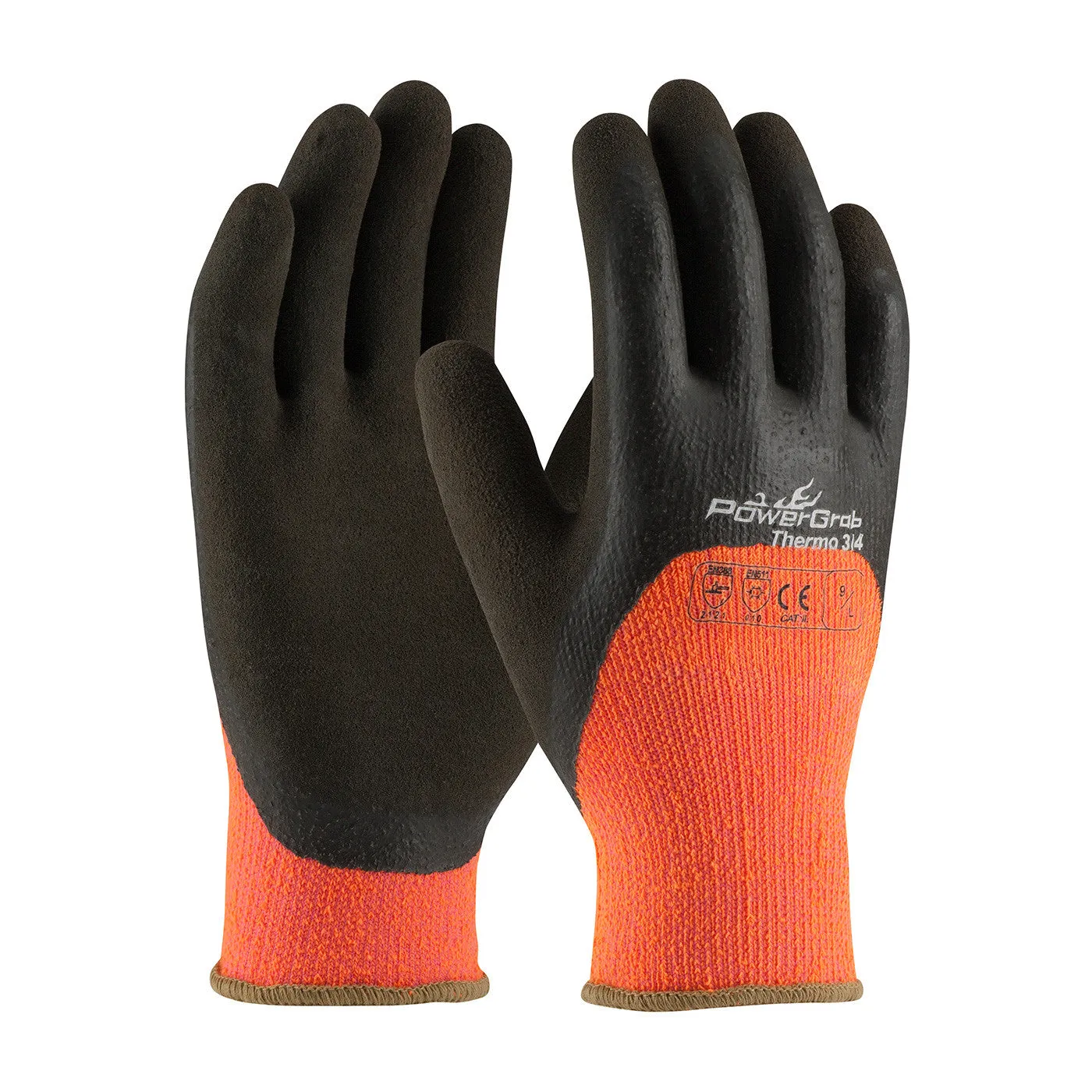 PowerGrab™ 3/4 Dipped Thermal Insulated Cold Condition 41-1475 Hi-Vis Seamless Glove