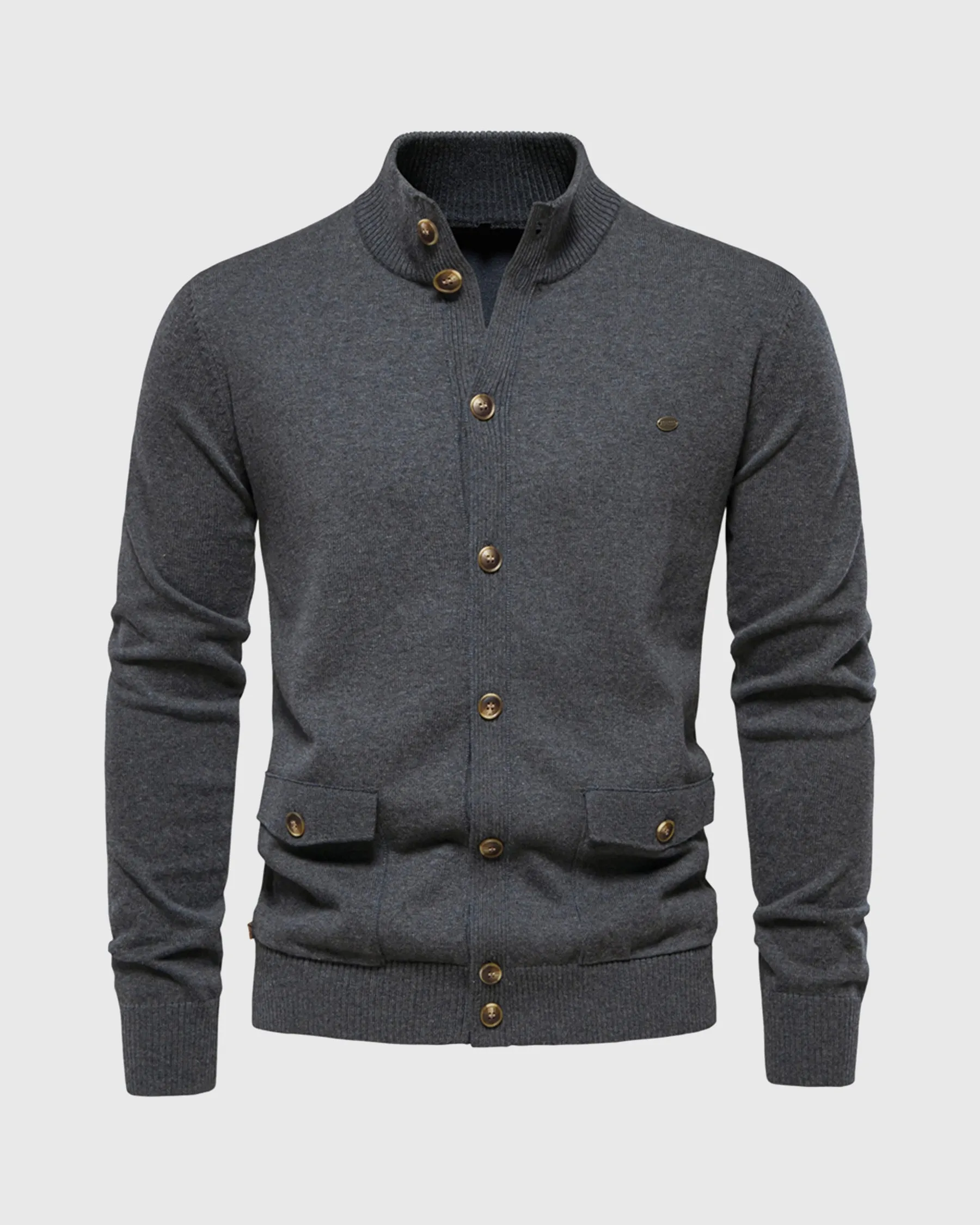 Premium Button-Up Cardigan