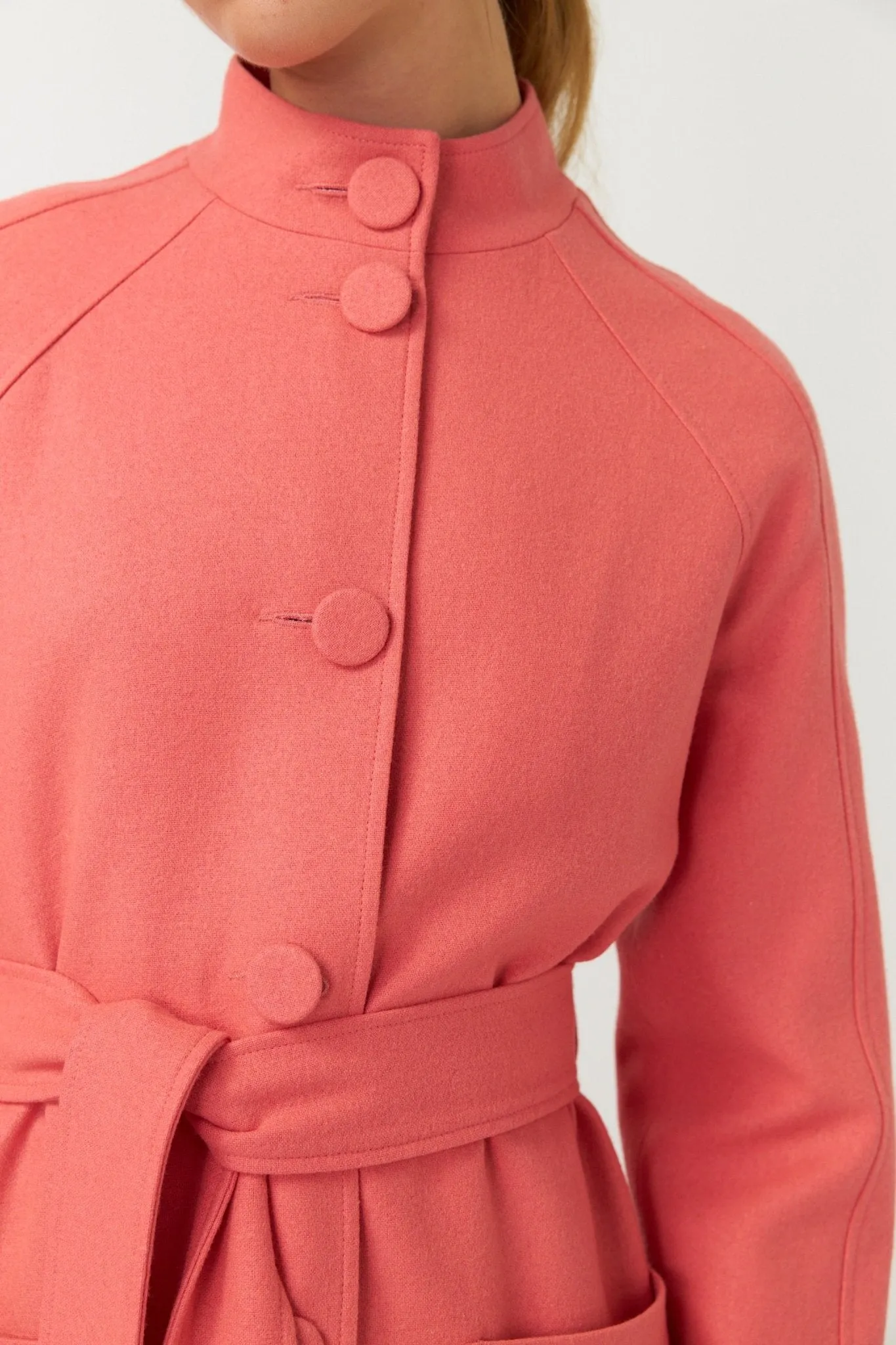 Quincy Coat | Coral