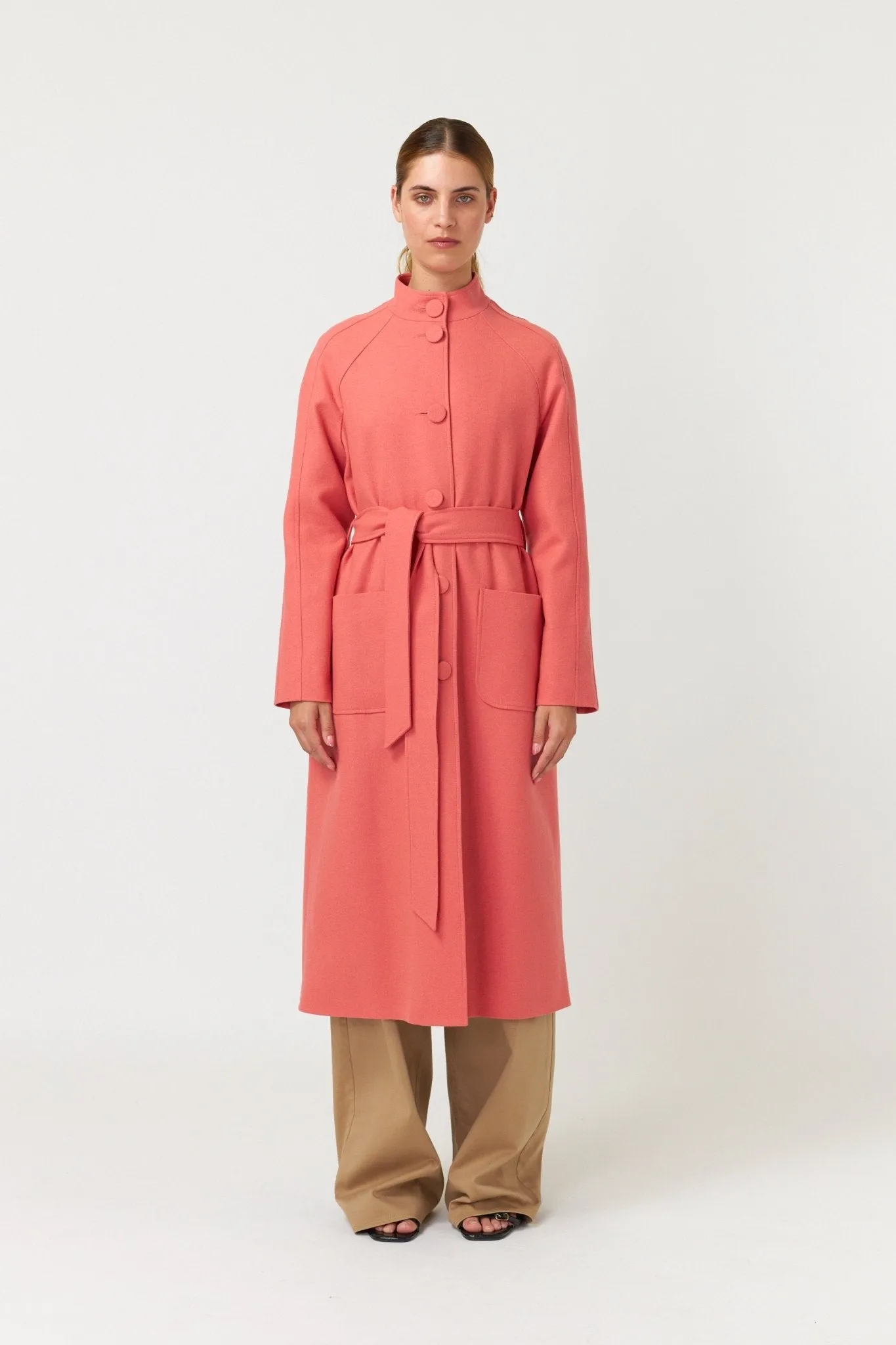 Quincy Coat | Coral