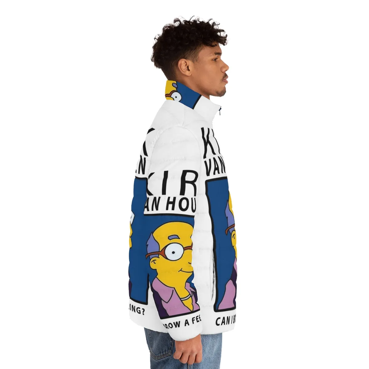 "Borrow a Feeling" Kirk Van Houten Puffer Jacket