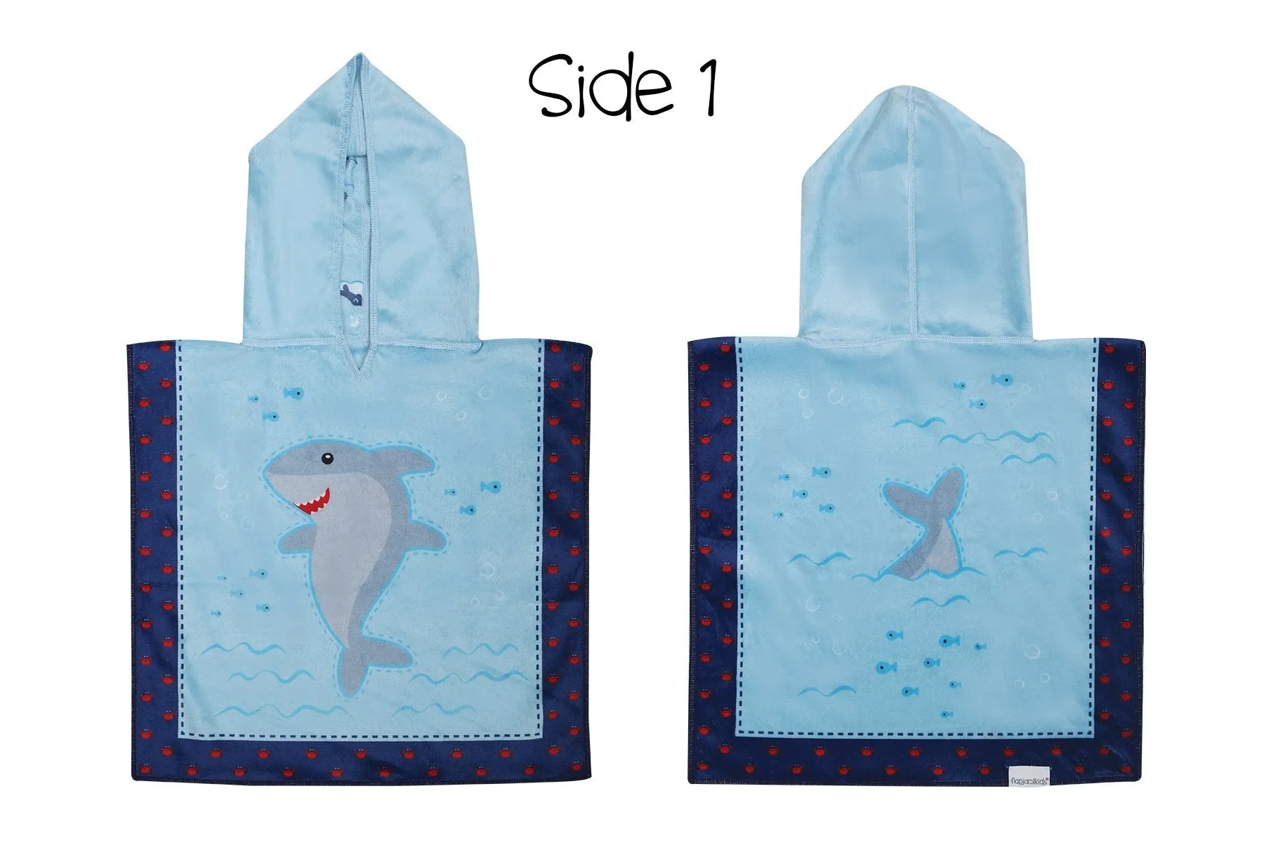 Reversible Baby Cover Up - Shark | Nautical (one size only)