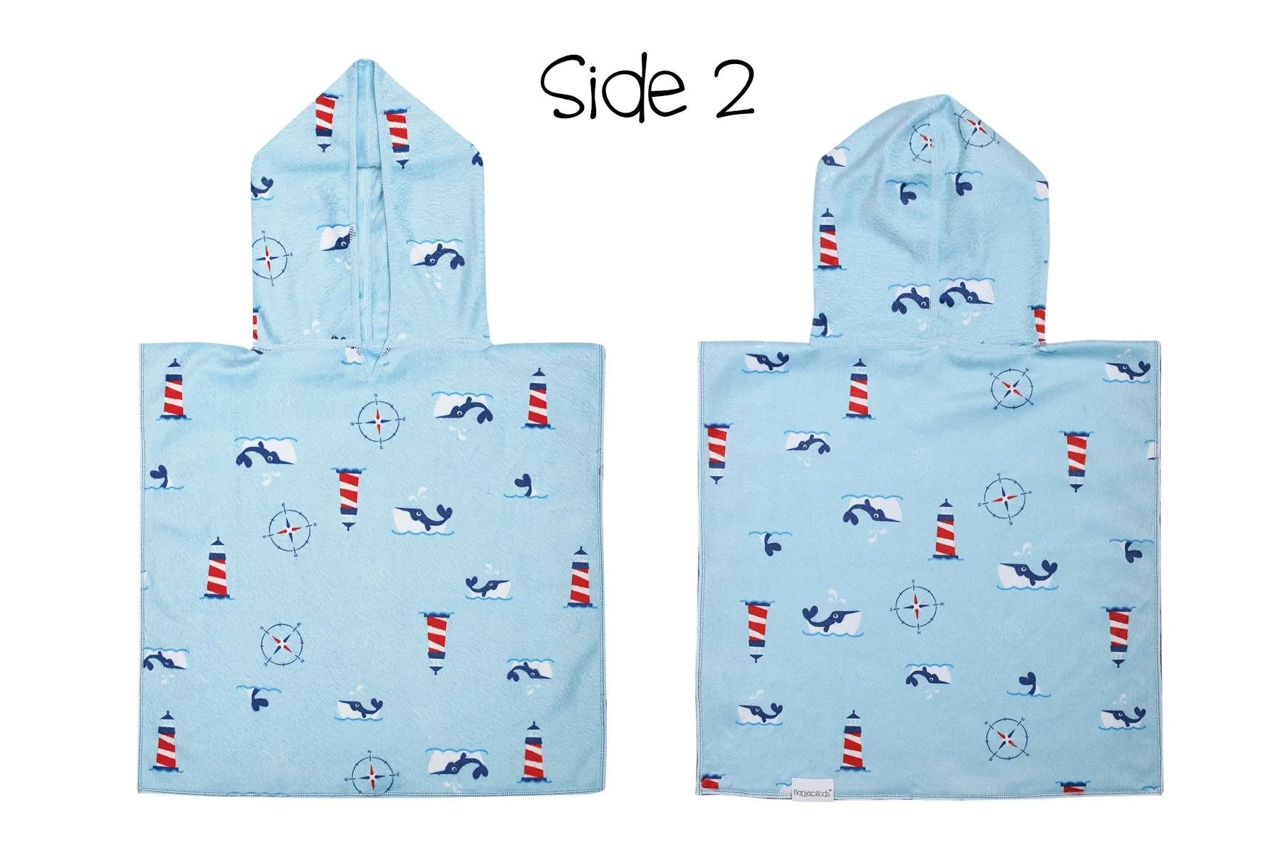 Reversible Baby Cover Up - Shark | Nautical (one size only)