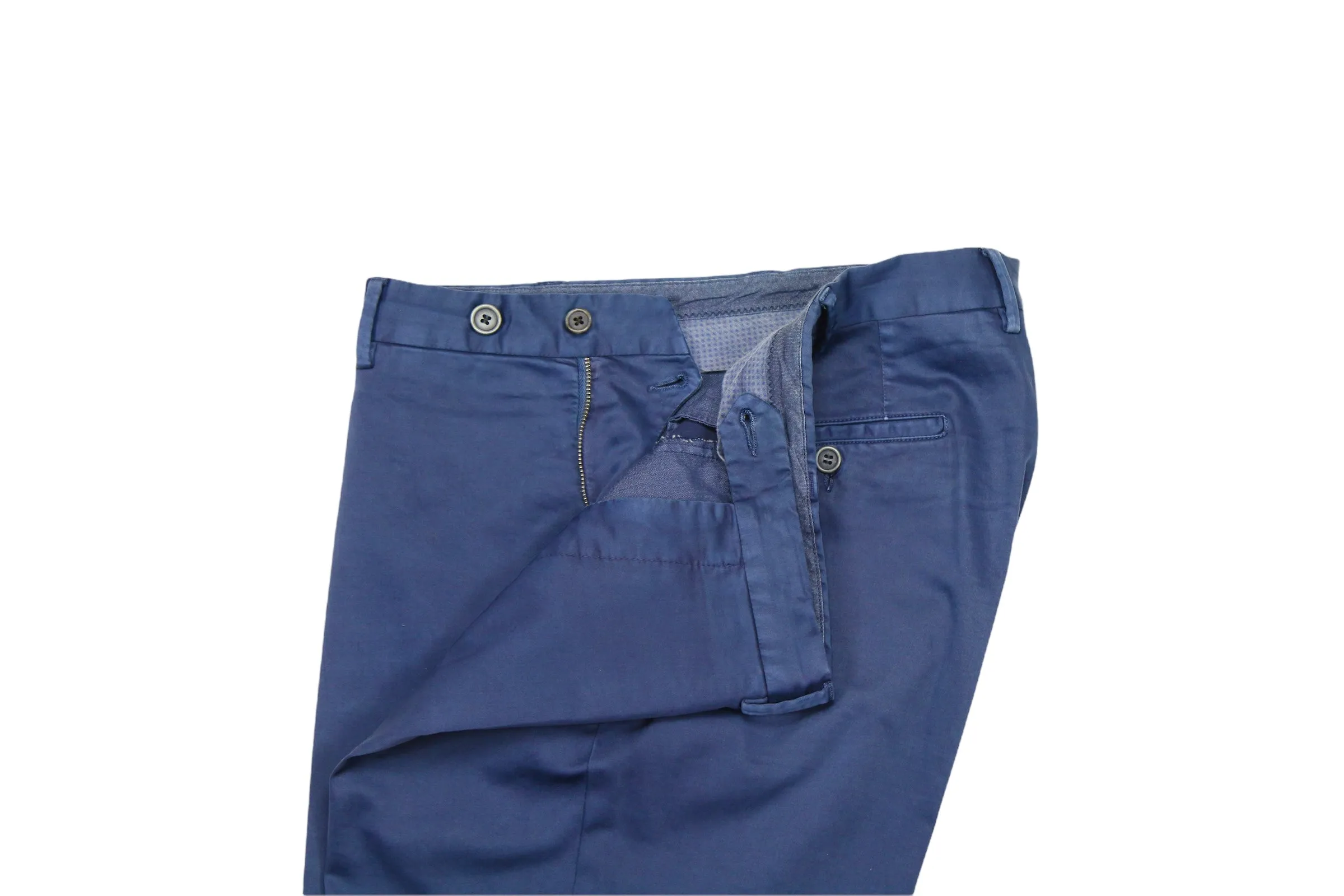 Rose & Born - Blue Cotton Chinos 54