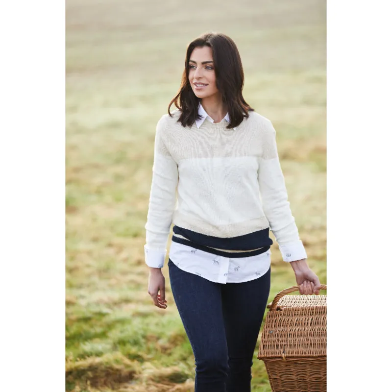 Schoffel Treyarnon Bay Ladies Jumper - Oat