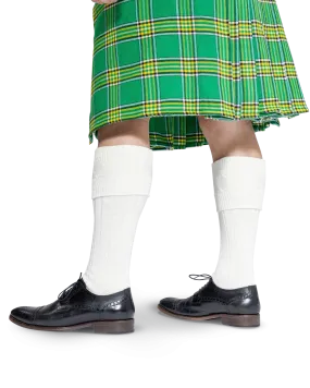 Scottish Kilt Hose - Cream