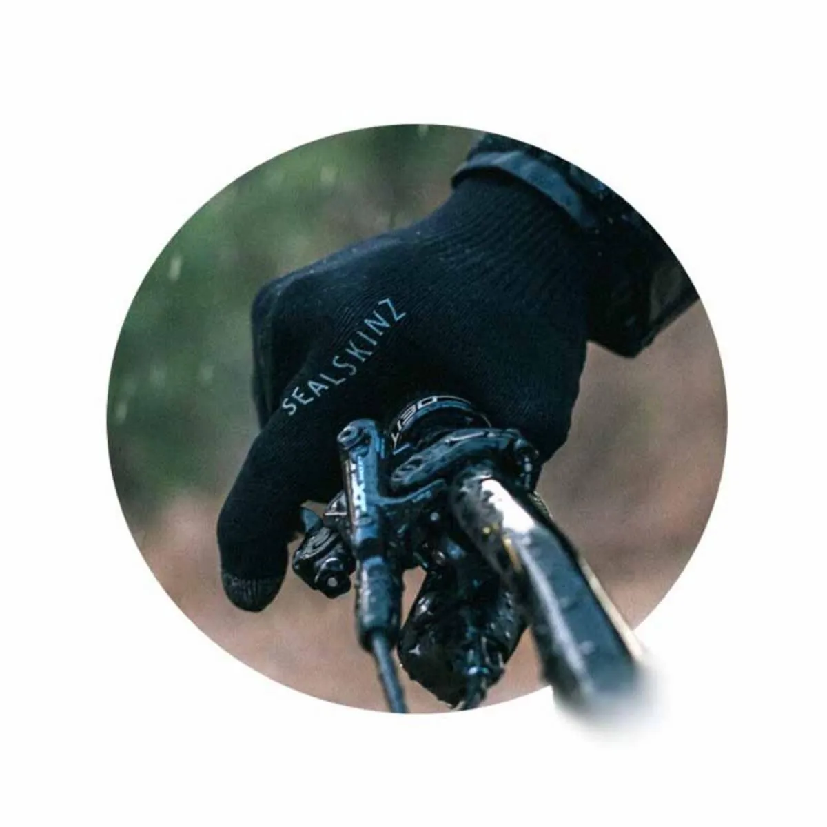 SealSkinz Skeyton Waterproof All Weather Ultra Grip Knitted Gauntlet (Size M)