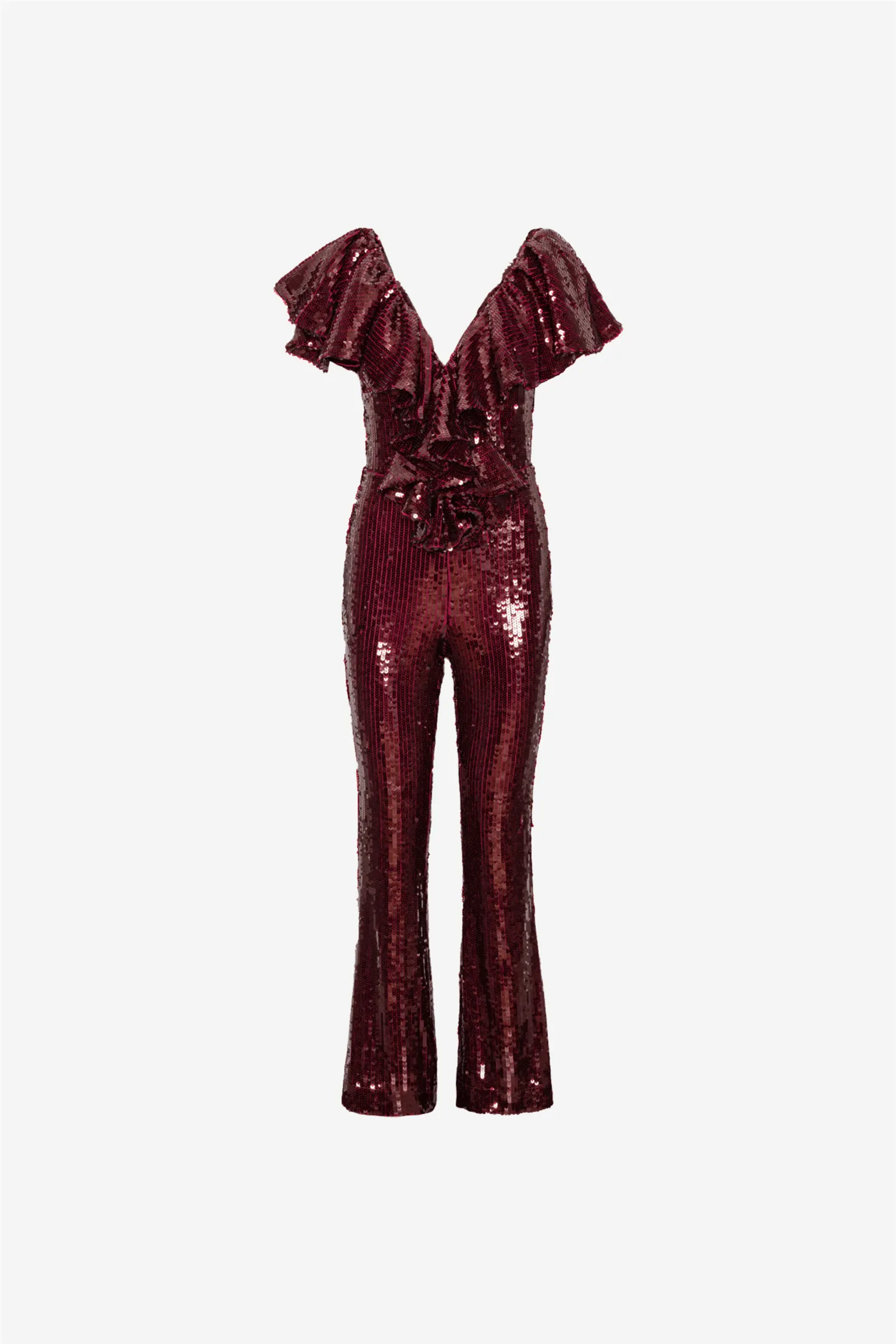 Sequins Ruffle Jumpsuit