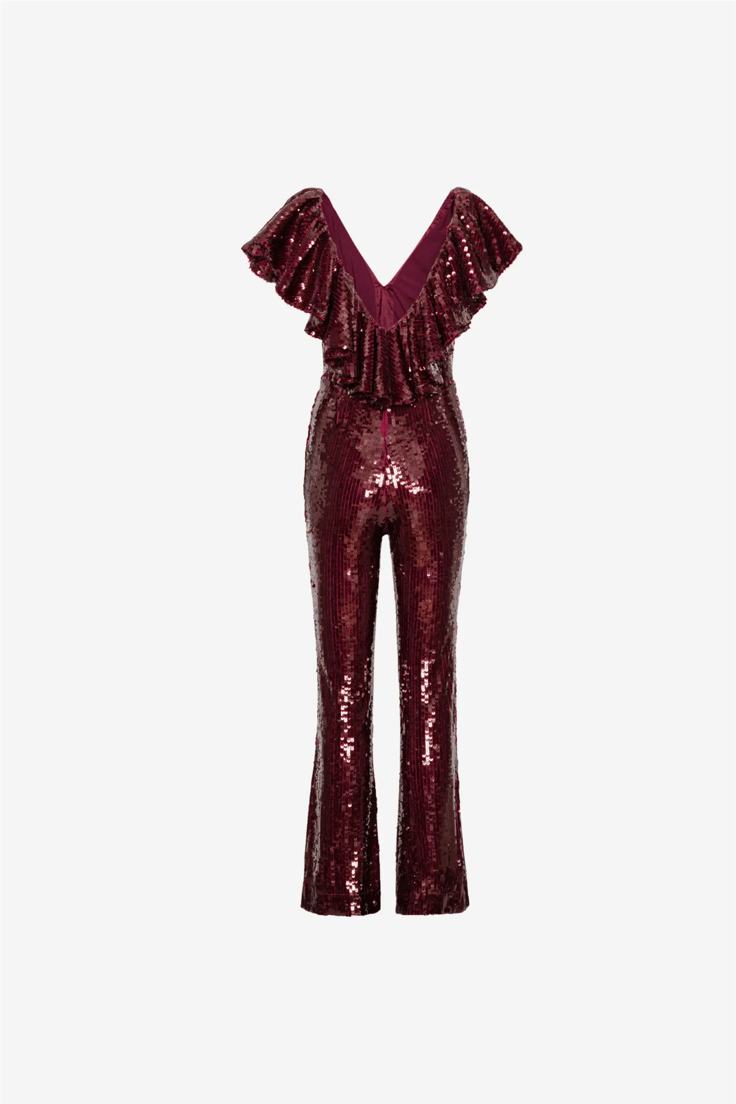 Sequins Ruffle Jumpsuit