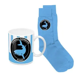 Sharks Heritage Mug & Sock Pack