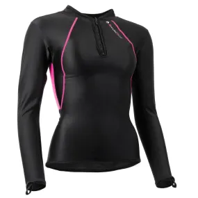 Sharkskin Chillproof Women's Long Sleeves Chest Zip Top