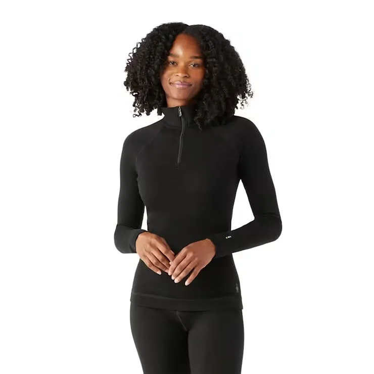 SMARTWOOL CLASSIC THERMAL MERINO BASE LAYER 1/4 ZIP BOXED WOMENS TOP