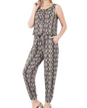 Snake Skin Jumpsuit