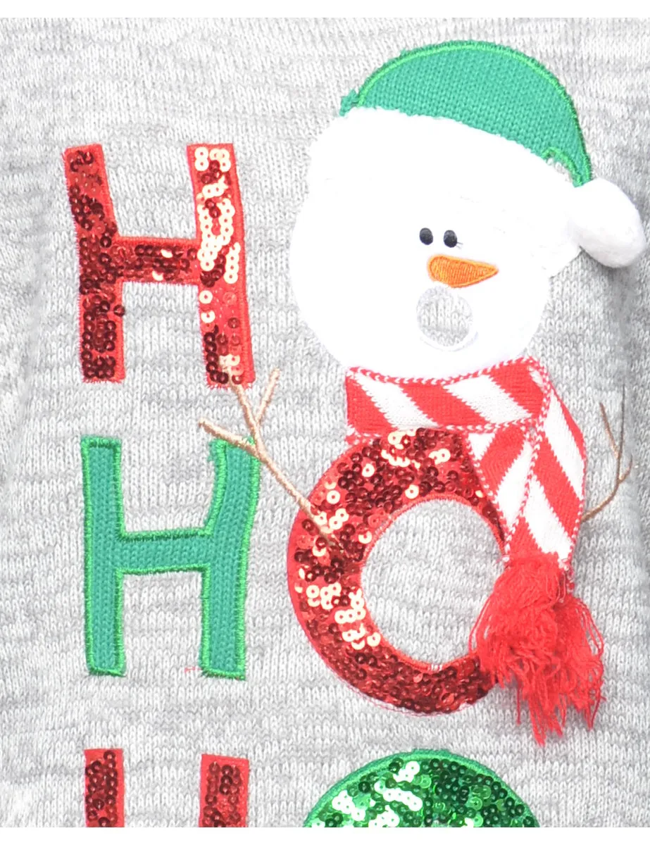 Snowman Christmas Jumper - XL