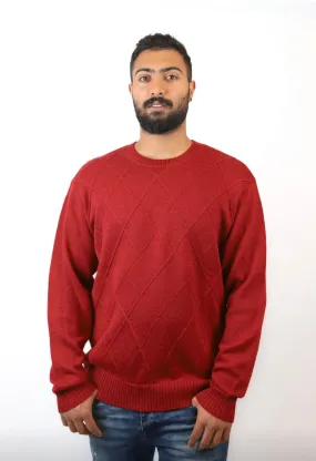 Sovrano Diamonds crew neck pure merino