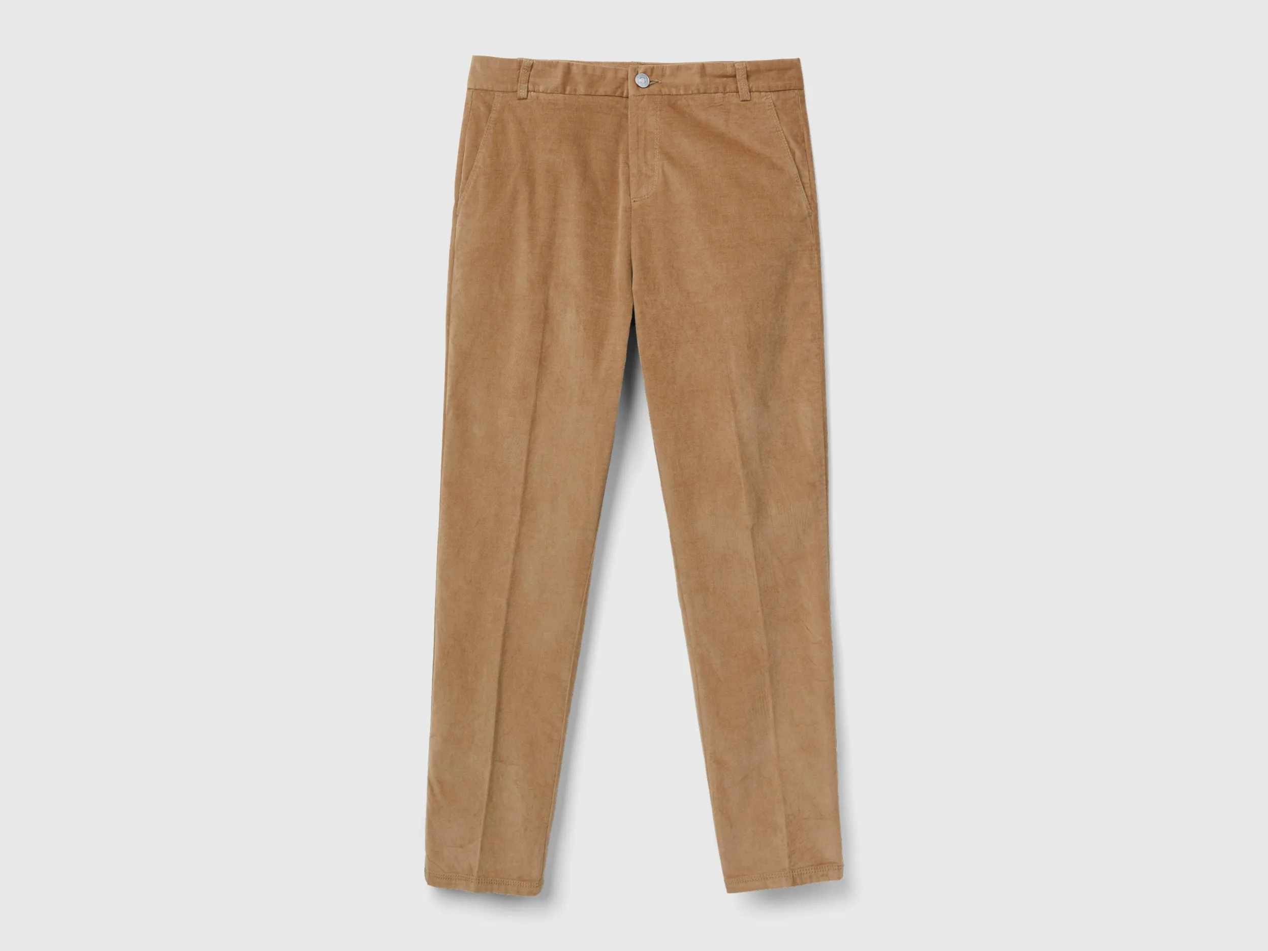 Stretch velvet chinos