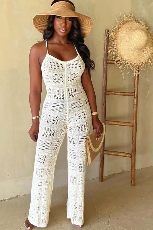 Summer Crochet Jumpsuit