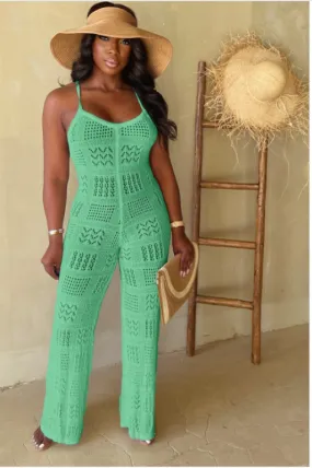 Summer Crochet Jumpsuit