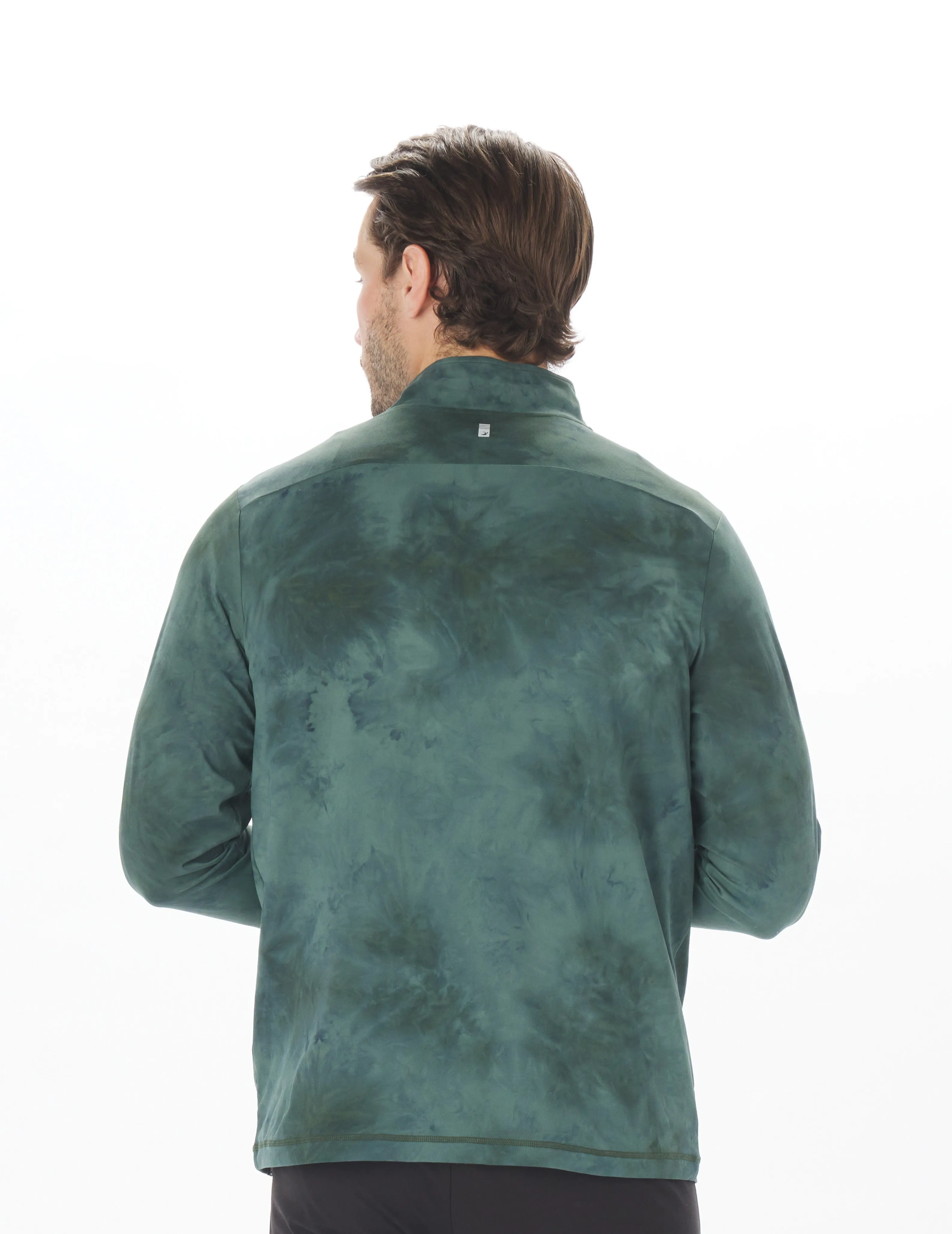 Tahoe 1/4 Zip: Forest Stone Dye