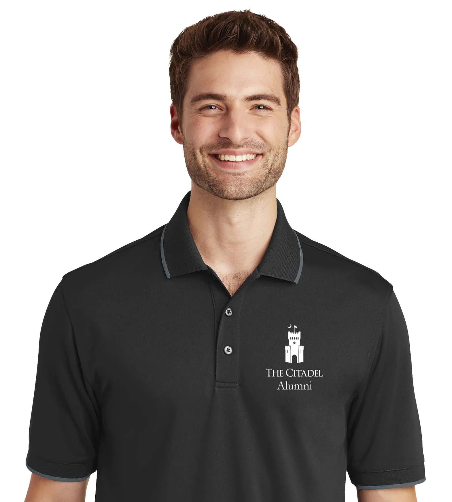 The Citadel Alumni, PT Barracks, UV Micro-Mesh Polo Shirt