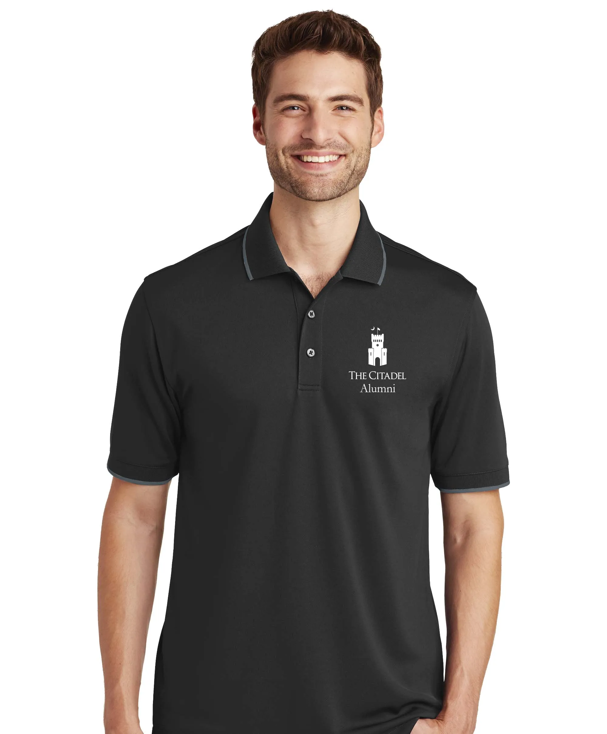 The Citadel Alumni, PT Barracks, UV Micro-Mesh Polo Shirt