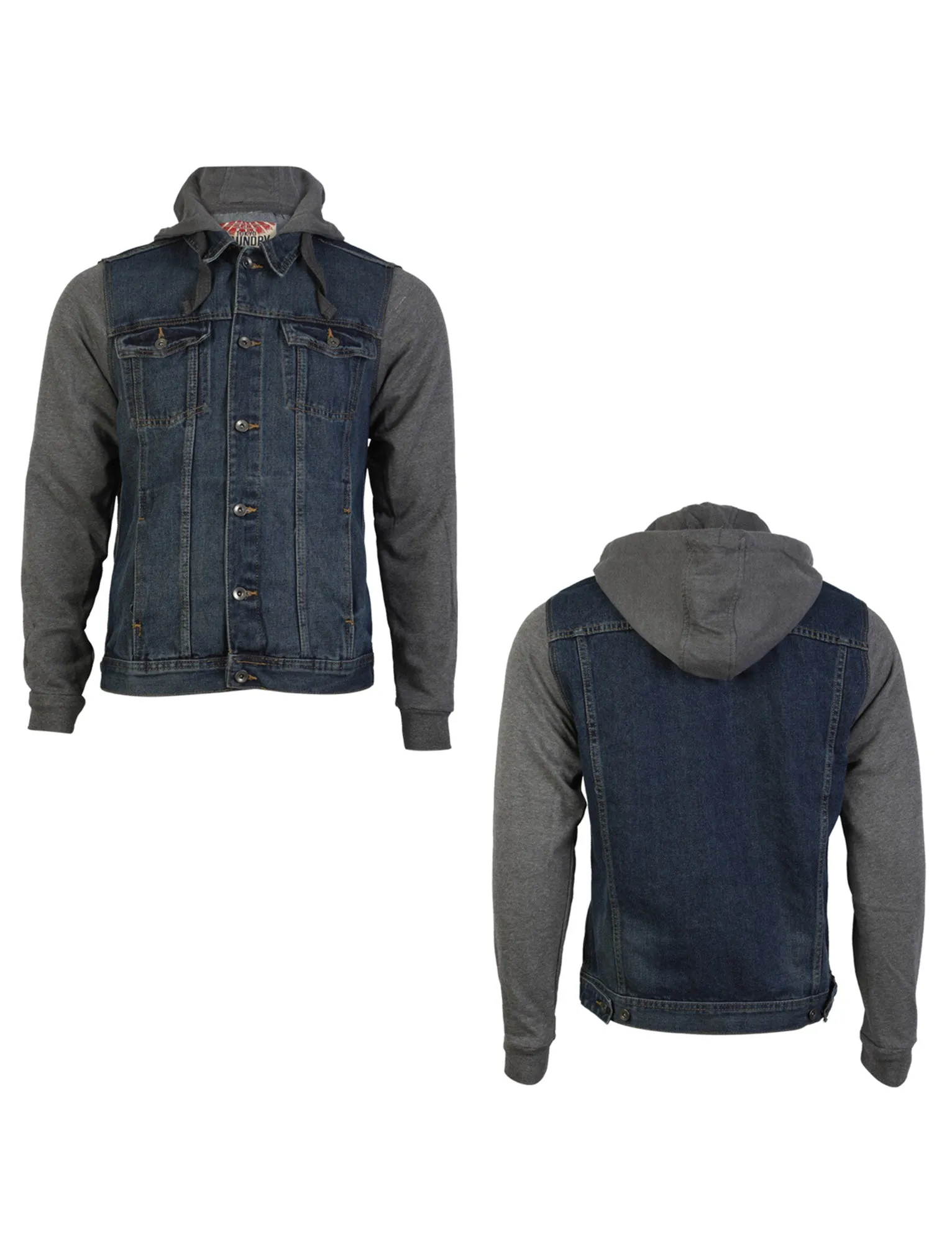 Tokyo Laundry Corvus Hooded Denim Jacket