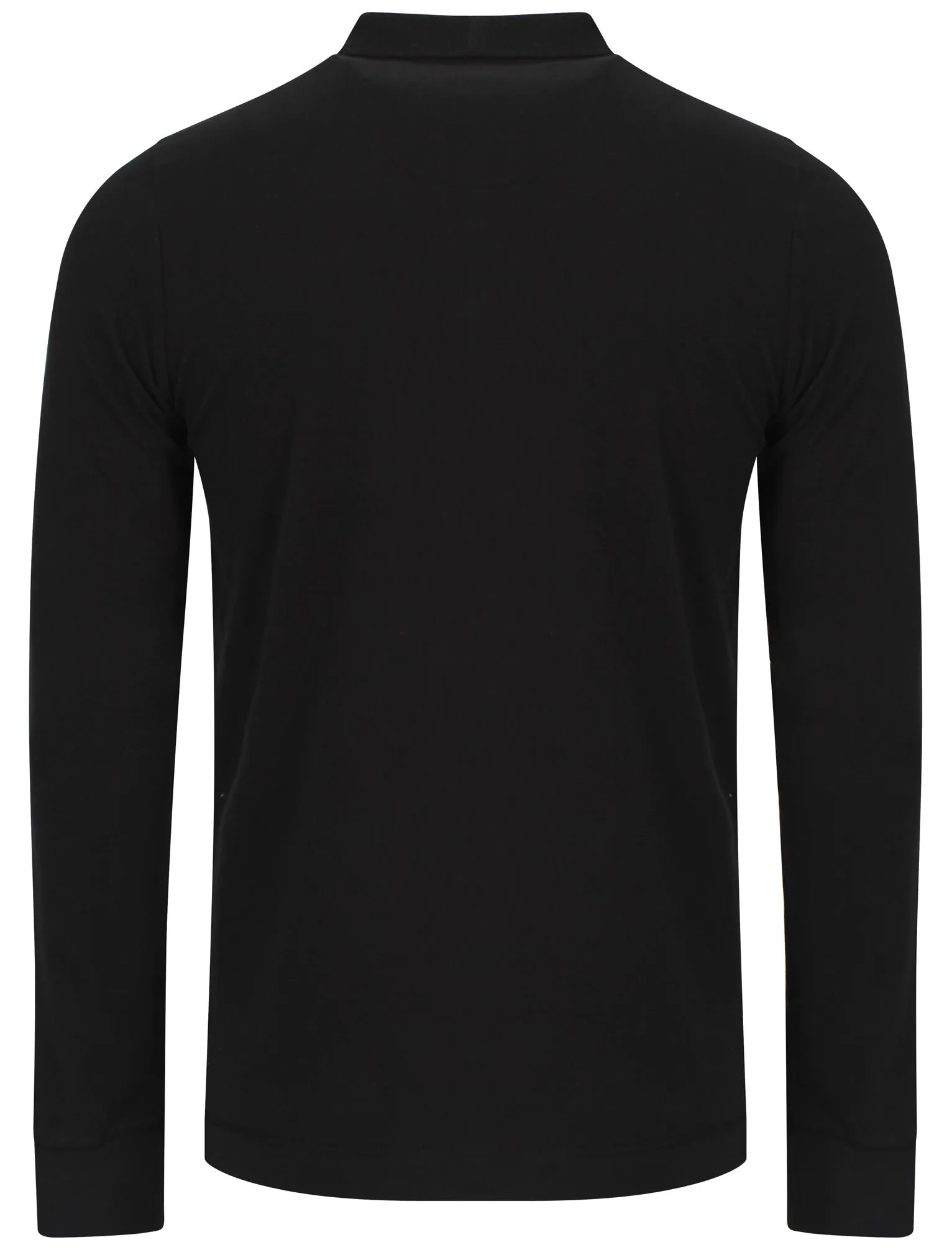 Tokyo Laundry Lowell long sleeved polo in black