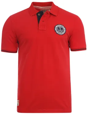 Tokyo Laundry Pablo Bay red Polo Shirt