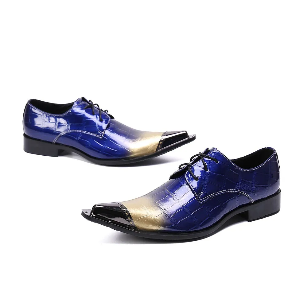 Two Tones Lace up Formal Oxford Shoes for Men