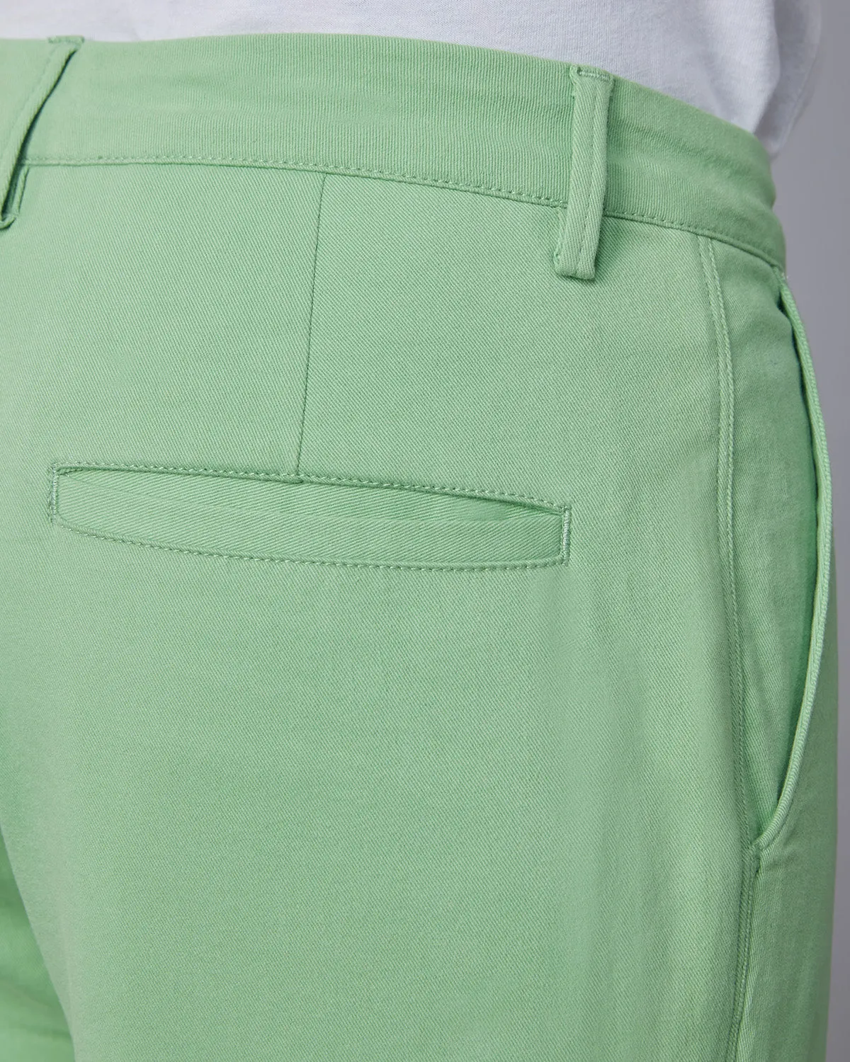 Weekend Vibe Stretch Chinos - Light Green