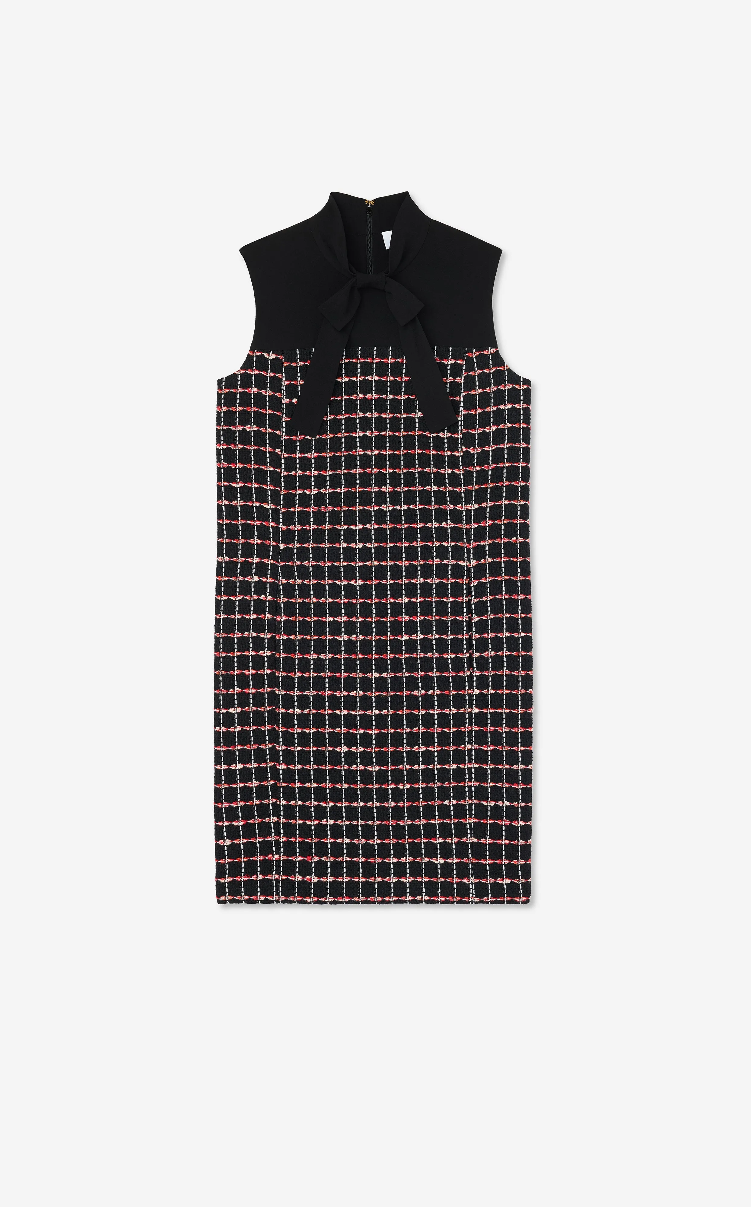 Windowpane Tweed Dress