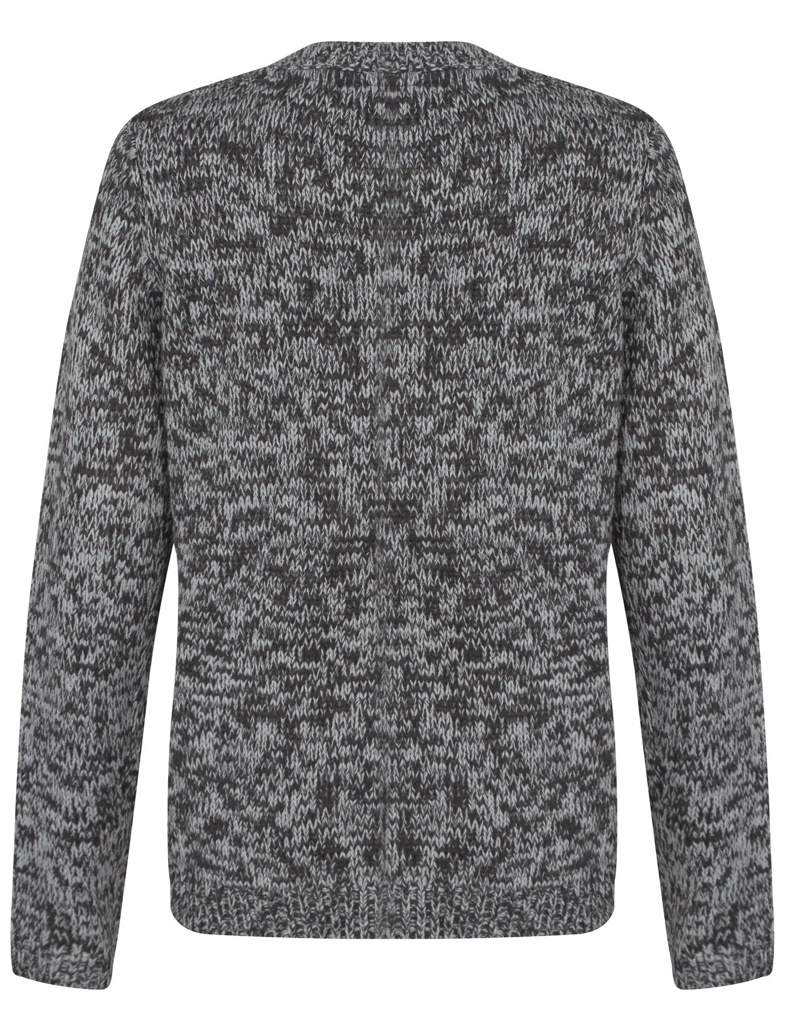 Womens Amara Reya Rosebud Jumper in Dark Grey Marl