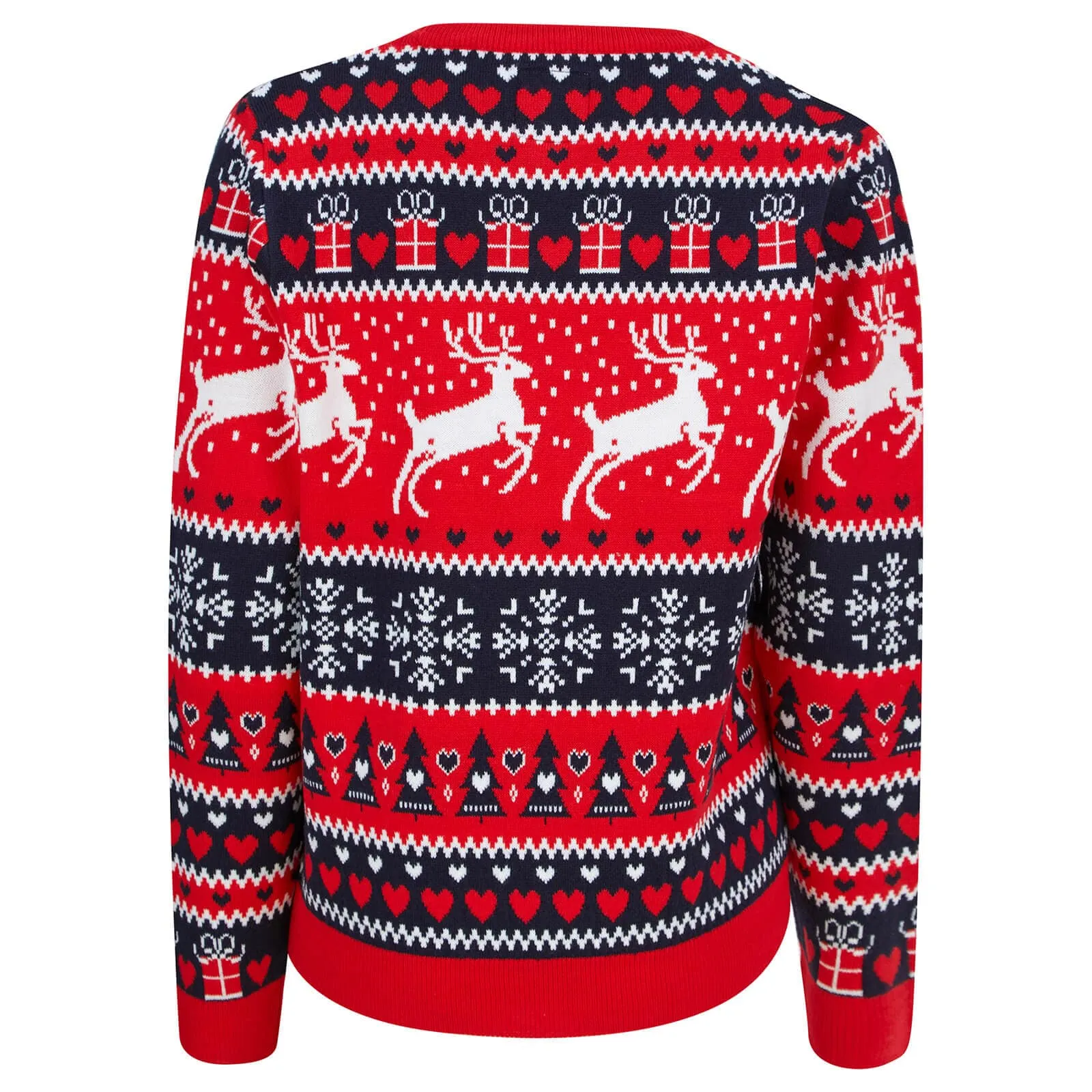 Womens Traditional Reindeer Christmas Jumper