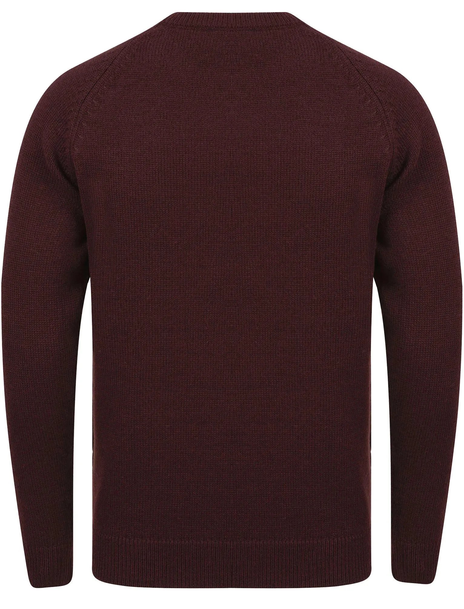 Woodstock Diamond Texture Wool Blend Knitted Jumper in Plum - Tokyo Laundry